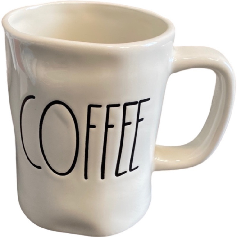 Magenta “COFFEE” Mug. One of the first Rae Dunn Mugs with “M” on the bottom.